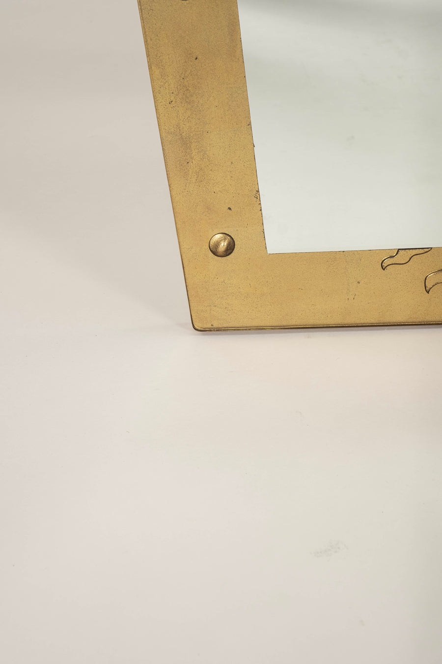 David Marshall Églomisé Wall Mirror