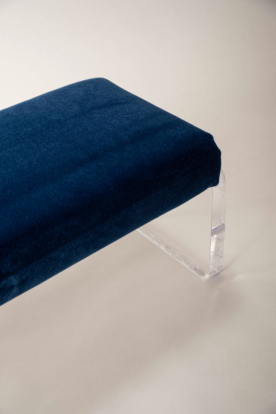 Vintage Lucite Bench