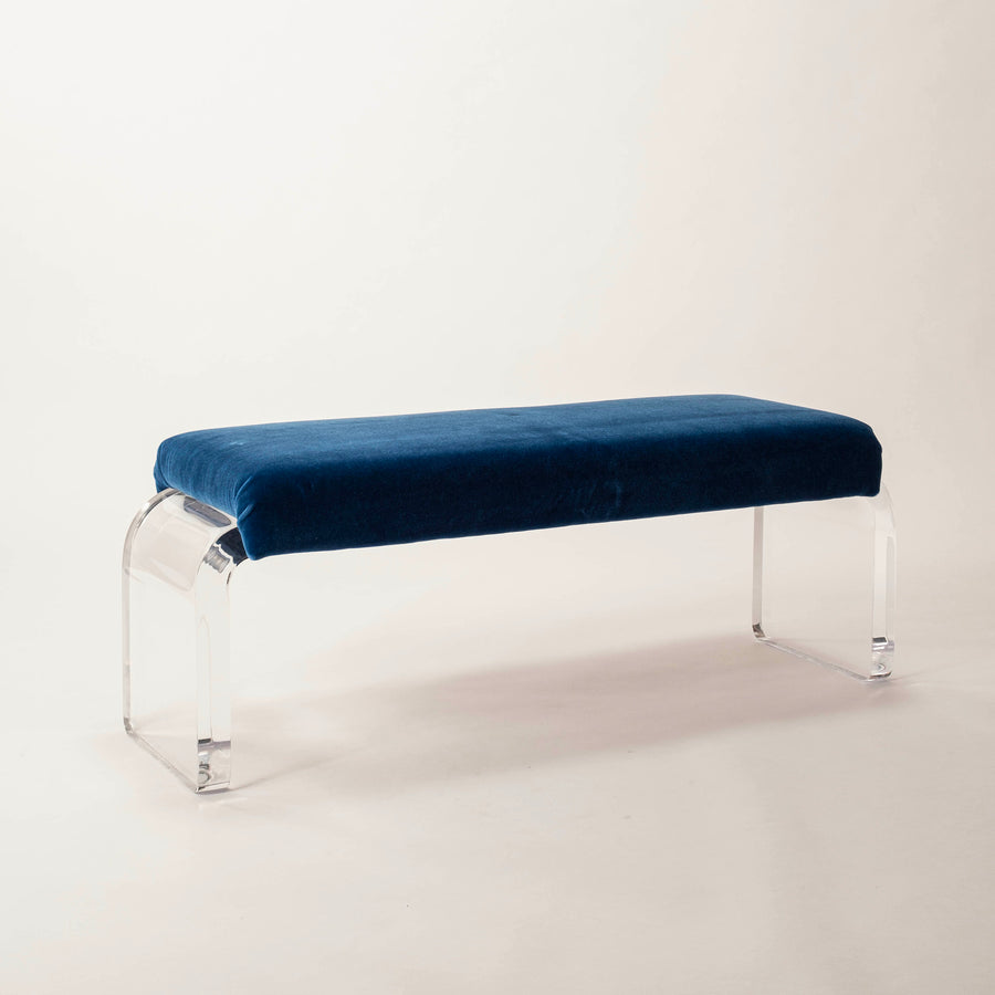 Vintage Lucite Bench