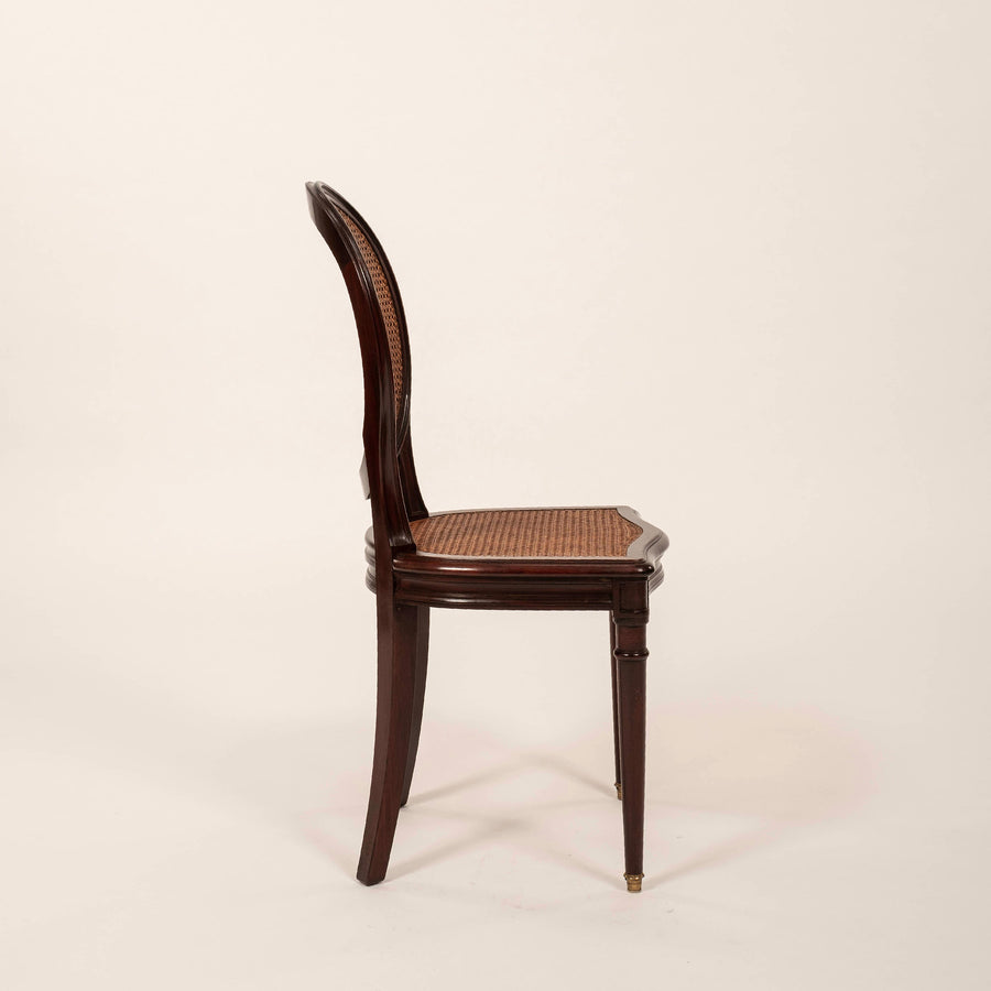 20th Century Louis XVI Style Caned Dining Chair