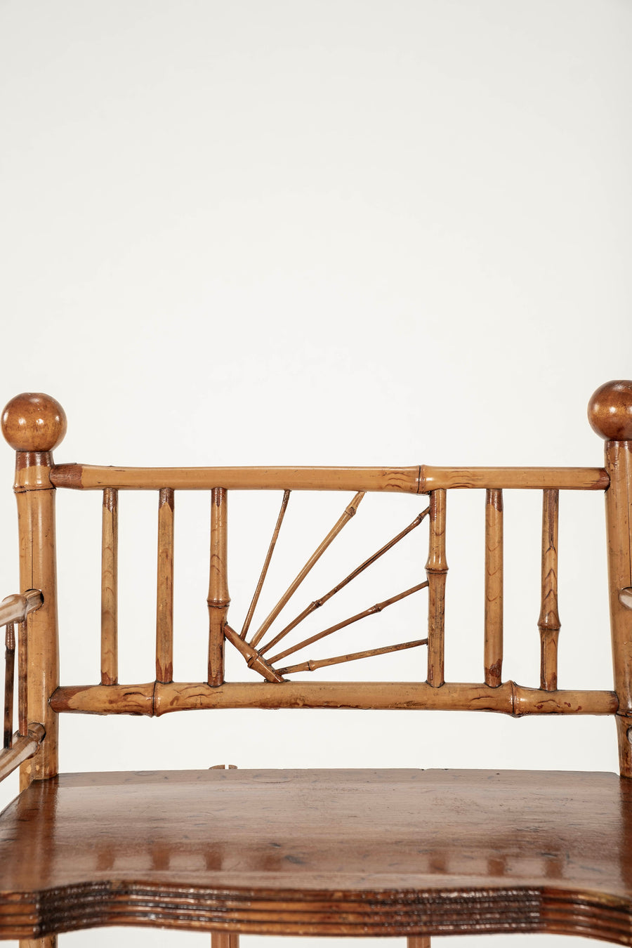 1940s English Bamboo Étagère