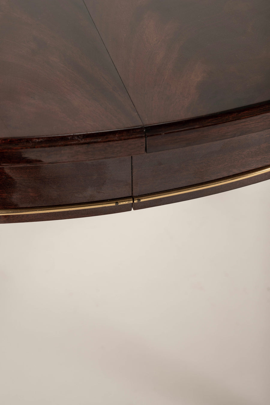 20th Century Louis XVI Style Lacquered Dining Table, ~48” Diameter