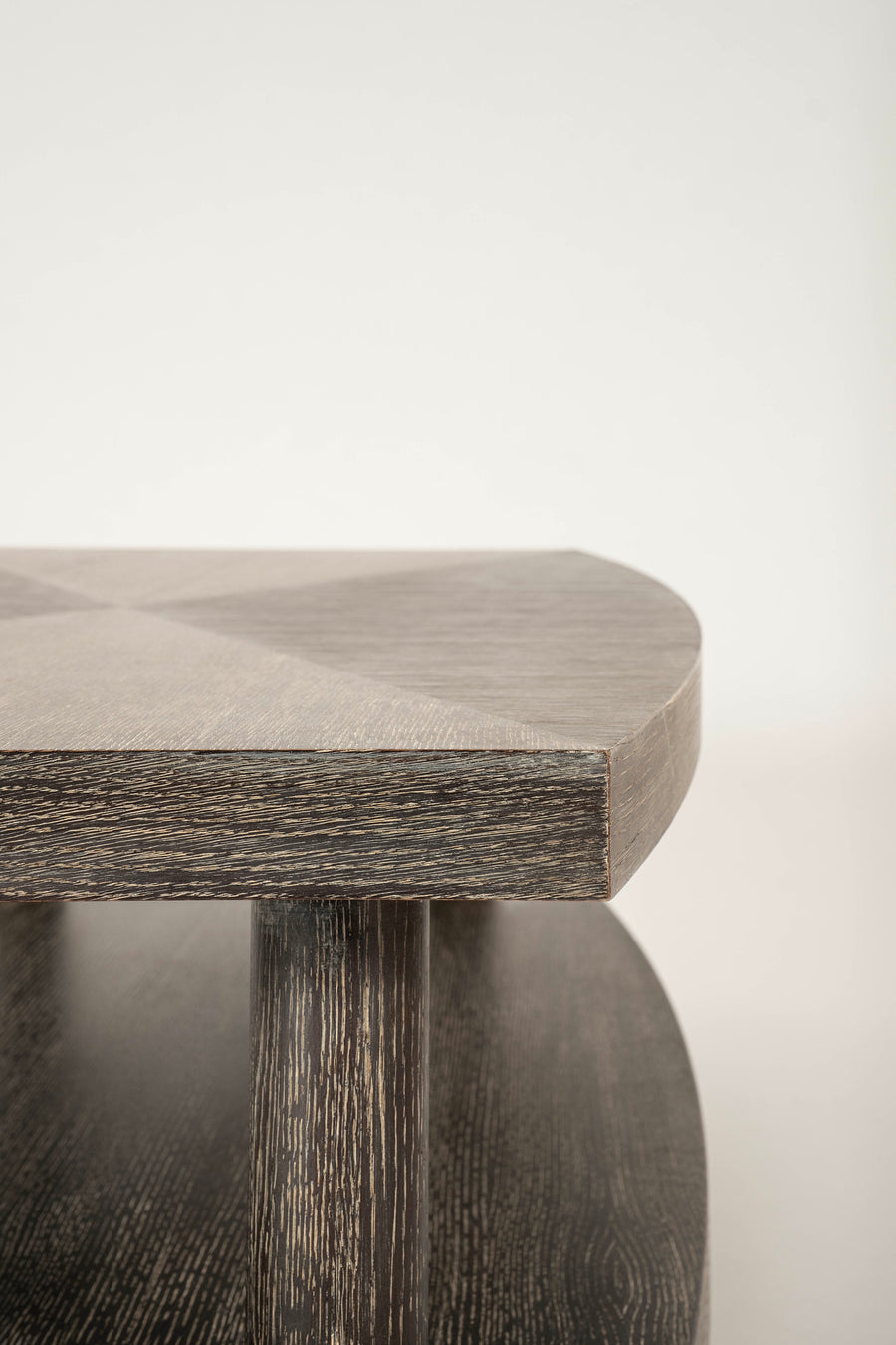 Cerused Oak Gable Cocktail Table
