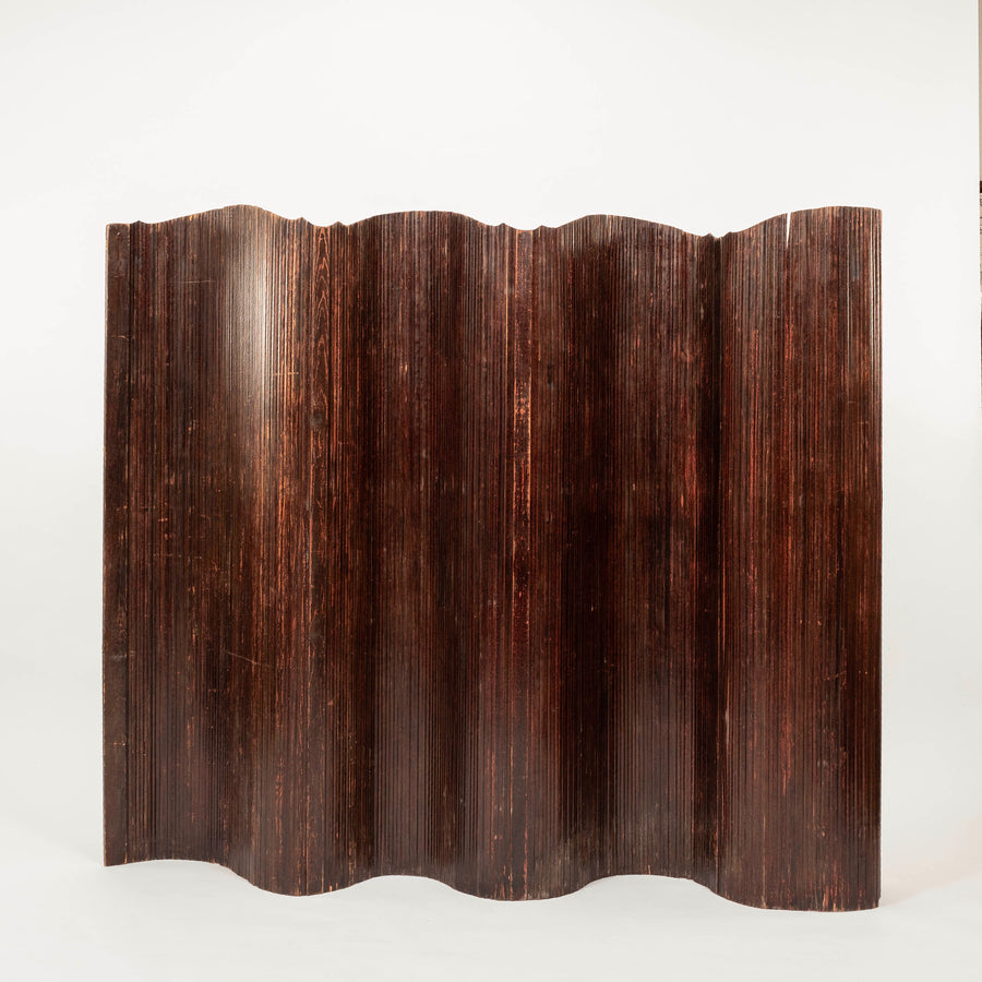 Mid Century French Wooden Slat Screen