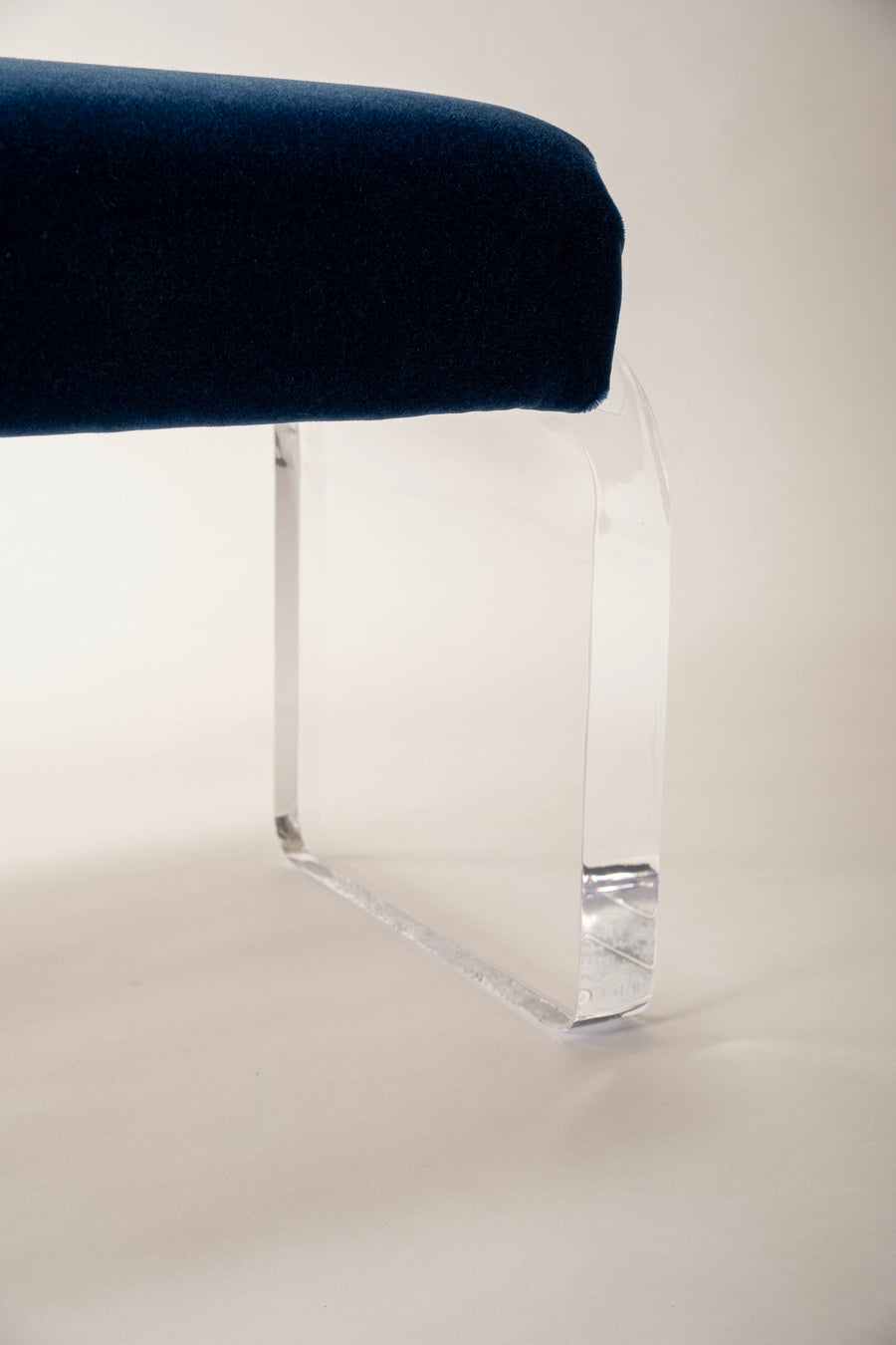 Vintage Lucite Bench