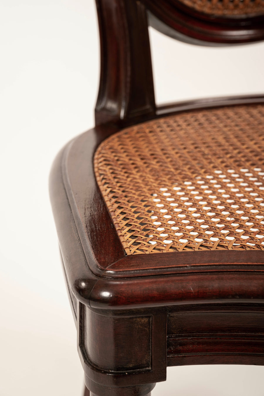20th Century Louis XVI Style Caned Dining Chair