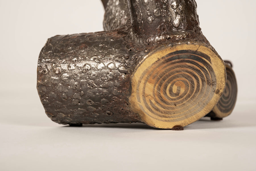 Bronze Leaf Lamp