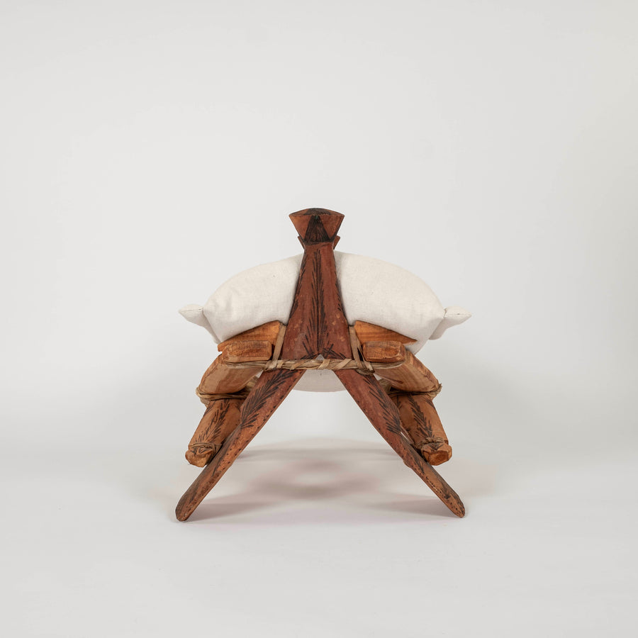Vintage Camel Saddle Stool