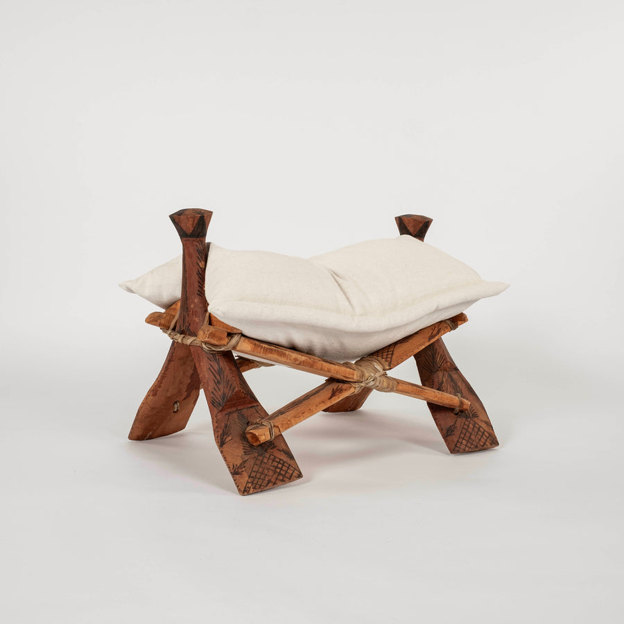 Vintage Camel Saddle Stool