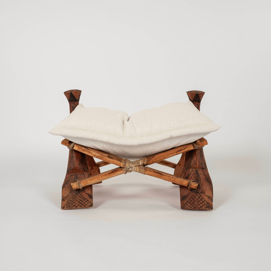 Vintage Camel Saddle Stool