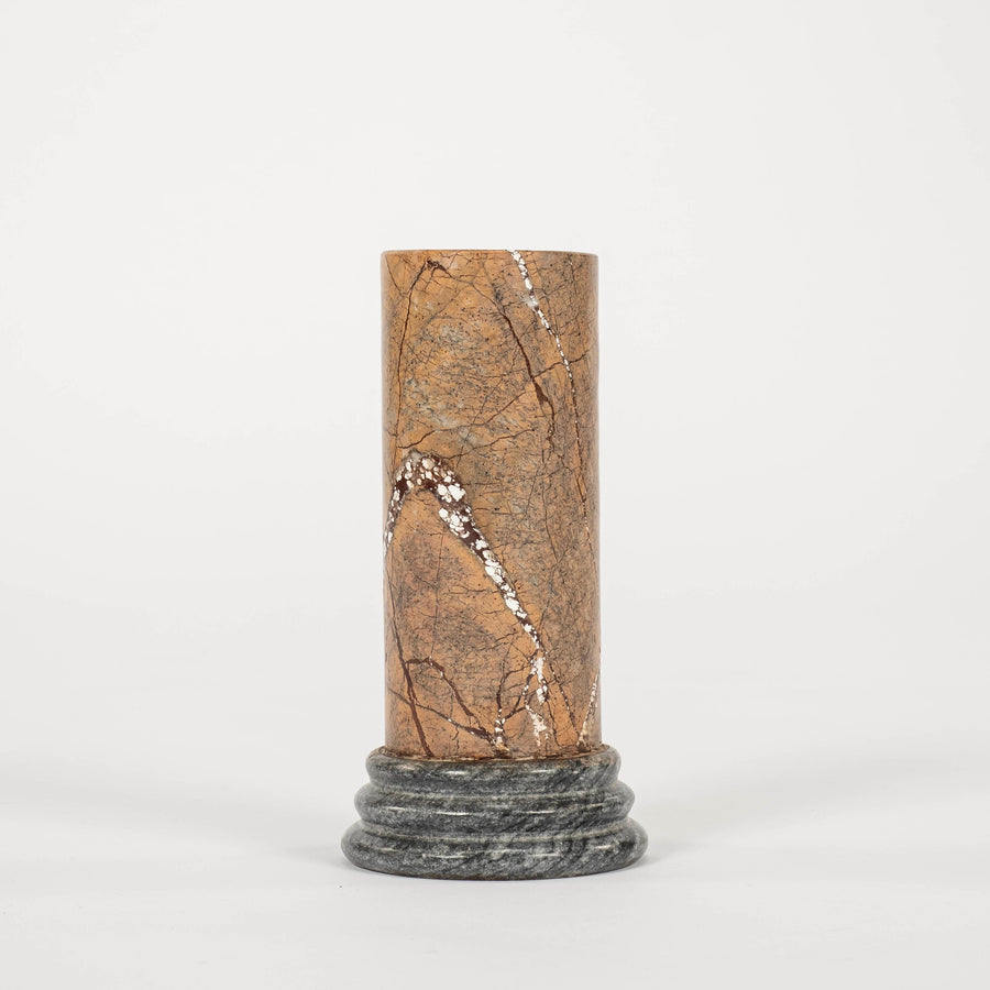 Rainforest Brown Grand Tour Style Marble Pedestal