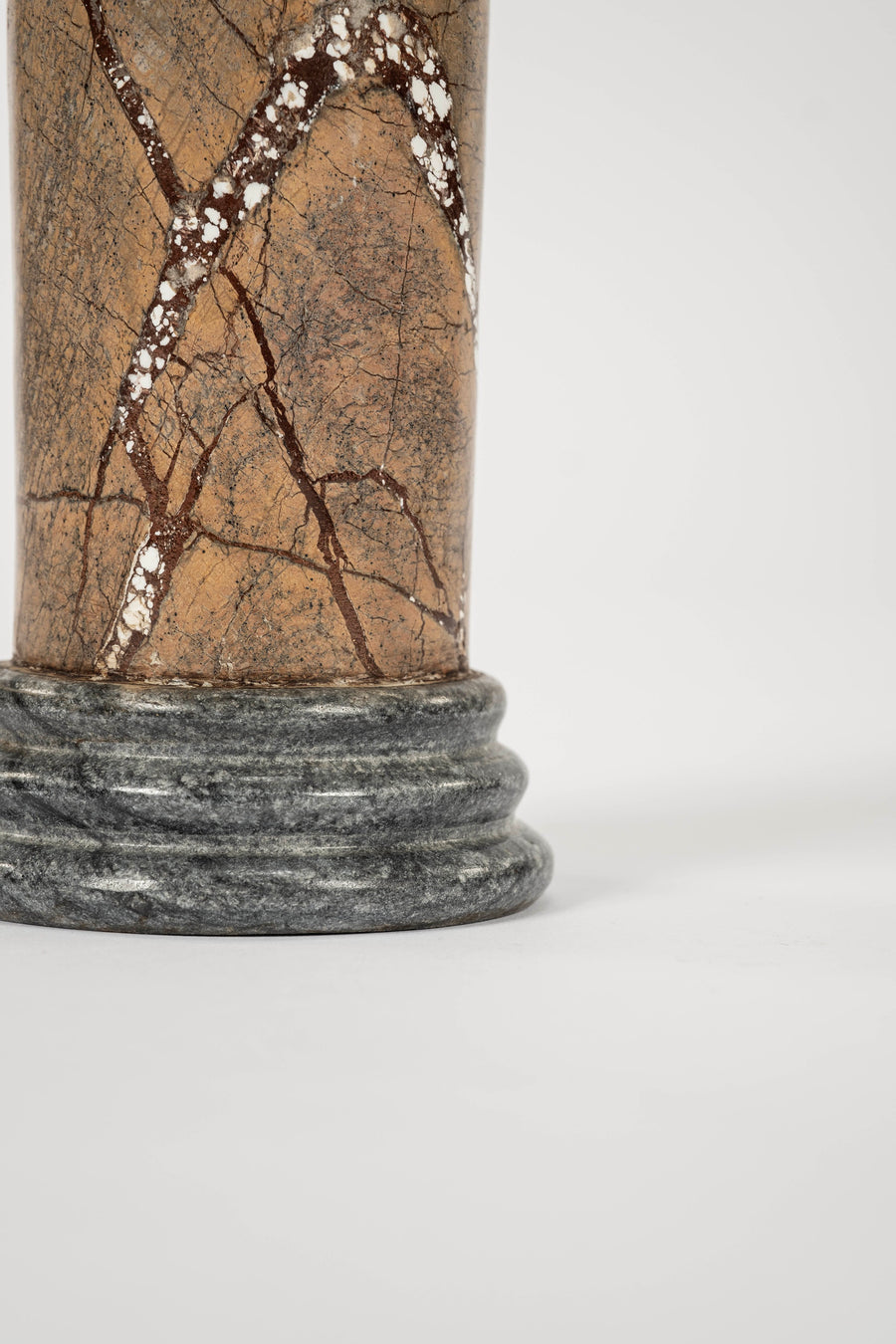 Rainforest Brown Grand Tour Style Marble Pedestal