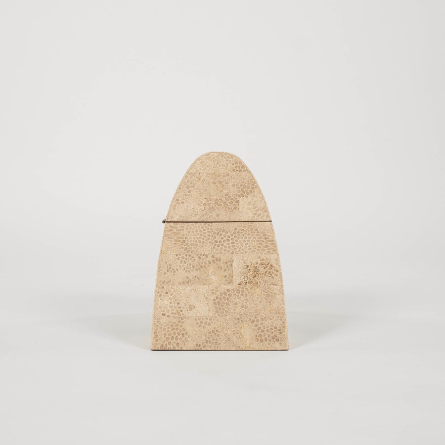 Tessellated Mixed Stone Tapered Arch Box