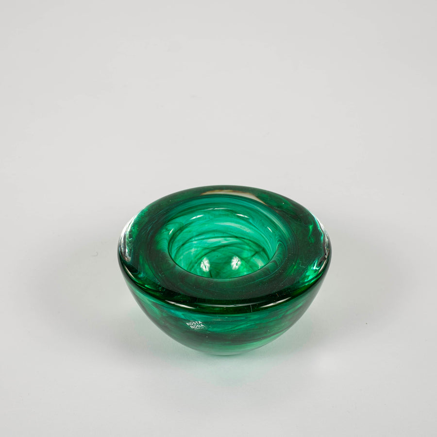 Emerald Green Kosta Boda Bowl 4.5
