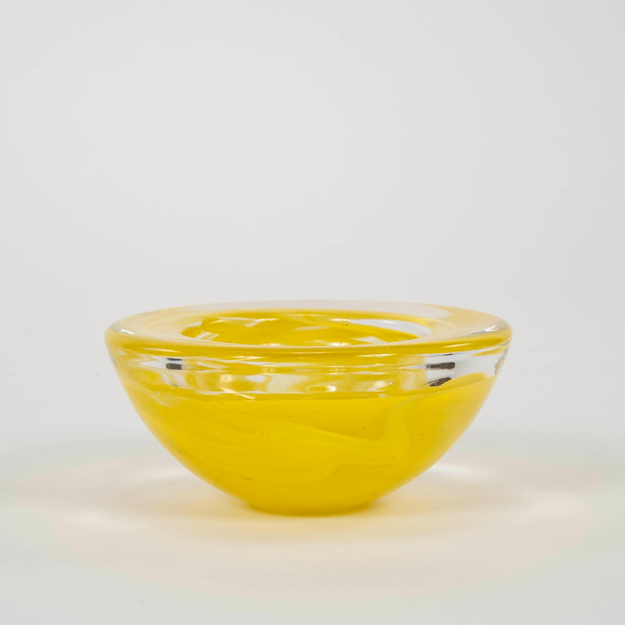Lemon Yellow Kosta Boda Bowl 7