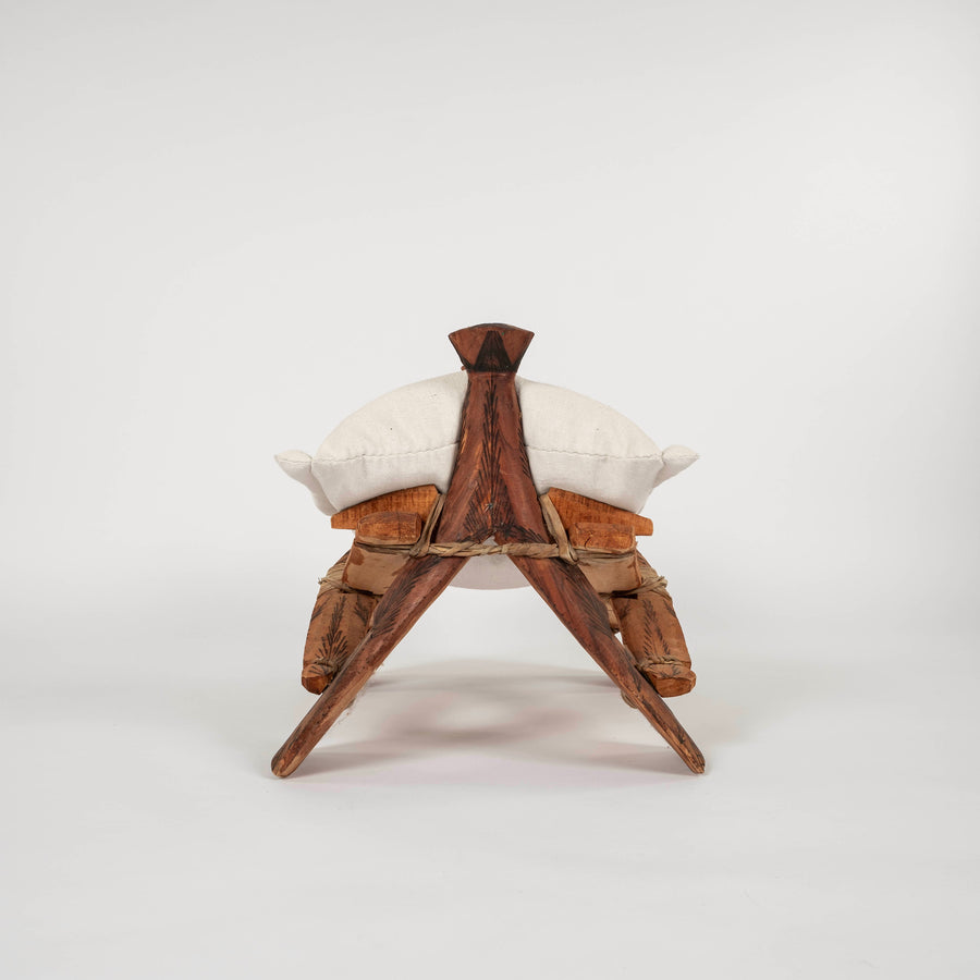 Vintage Camel Saddle Stool
