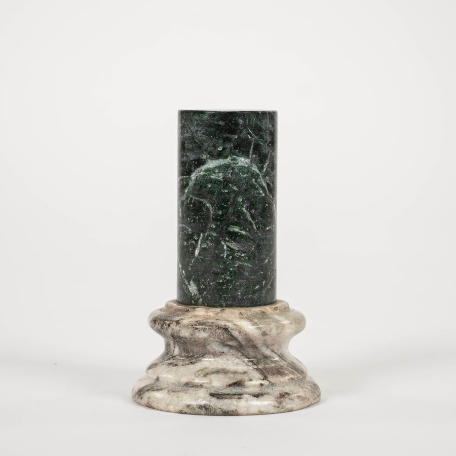 Verde Grand Tour Style Marble Pedestal