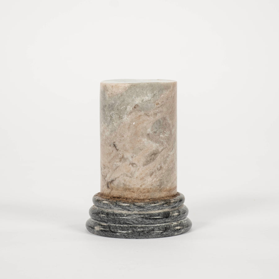 Grigio Perla Grand Tour Style Marble Pedestal