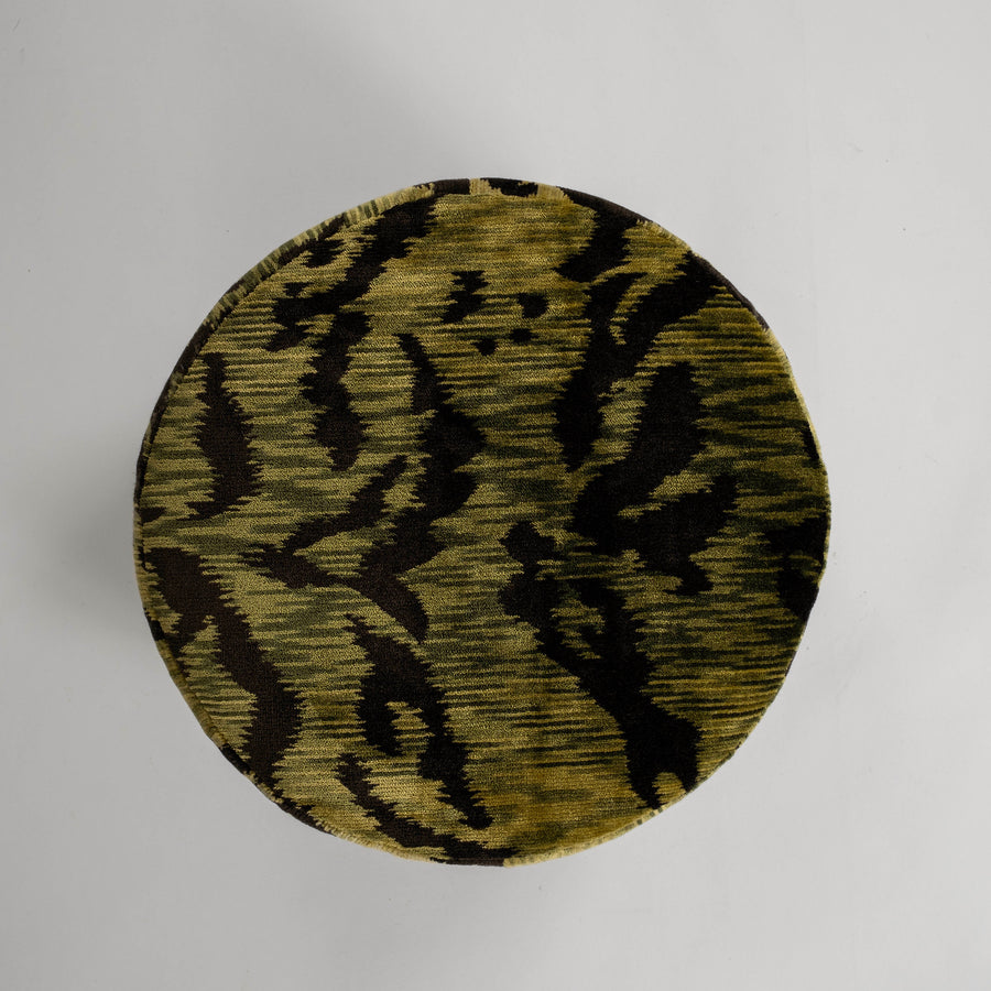 Napoleon III Luigi Bevilacqua Velluto Tigre Verde Green Velvet Footstool
