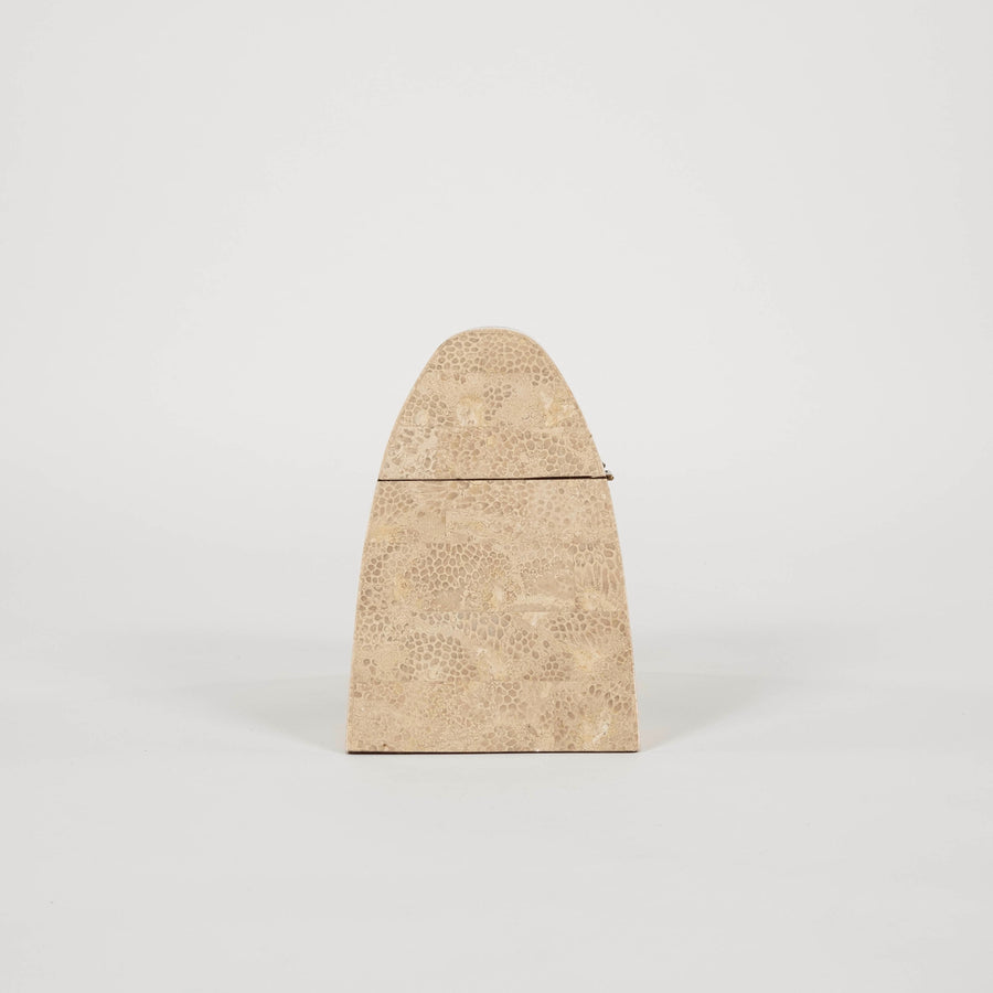 Tessellated Mixed Stone Tapered Arch Box
