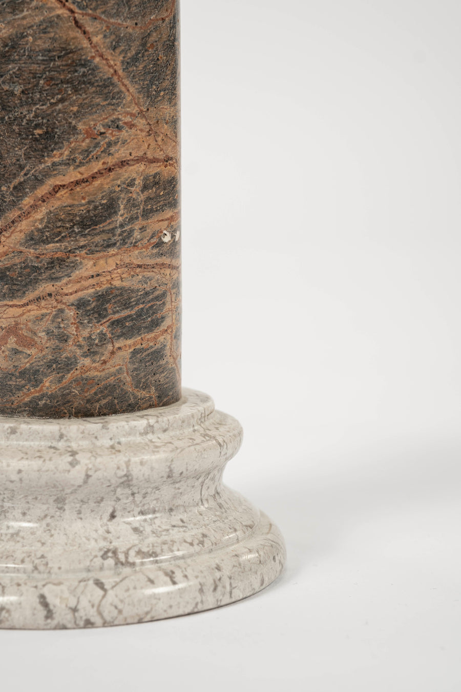 Black Forest Grand Tour Style Marble Pedestal