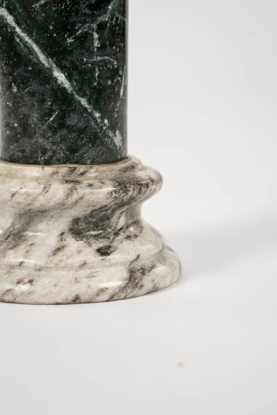Verde Grand Tour Style Marble Pedestal