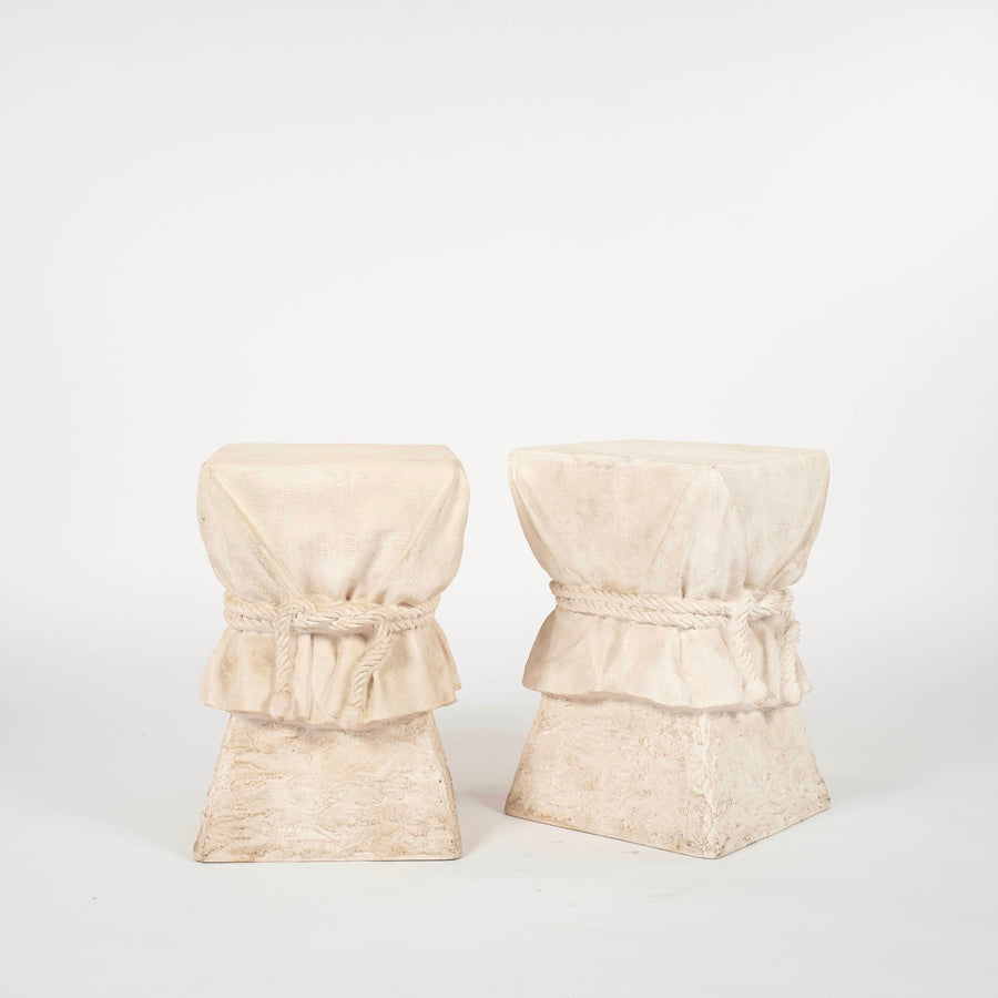 John Dickinson Style Trompe L'Oeil Composite Side Table