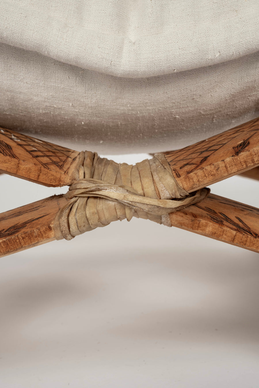 Vintage Camel Saddle Stool