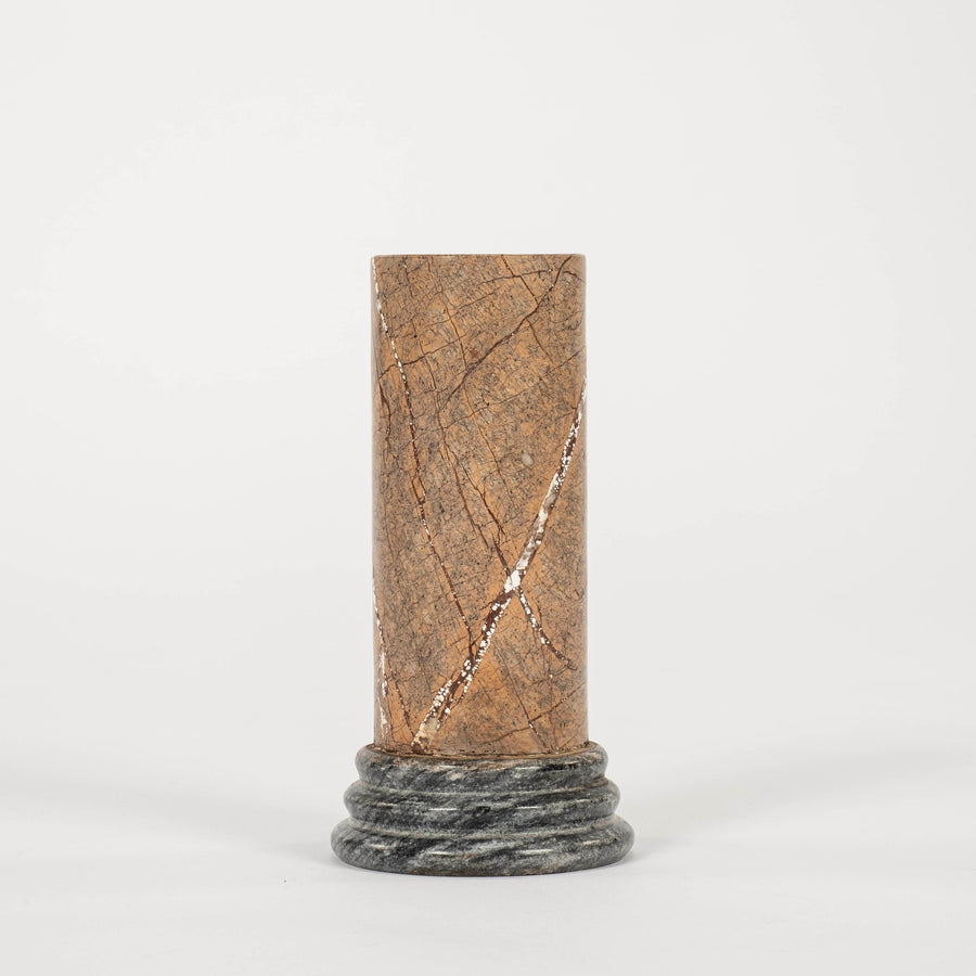Rainforest Brown Grand Tour Style Marble Pedestal