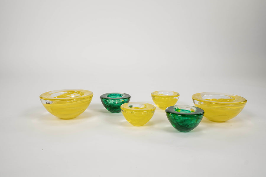 Emerald Green Kosta Boda Bowl 4.5