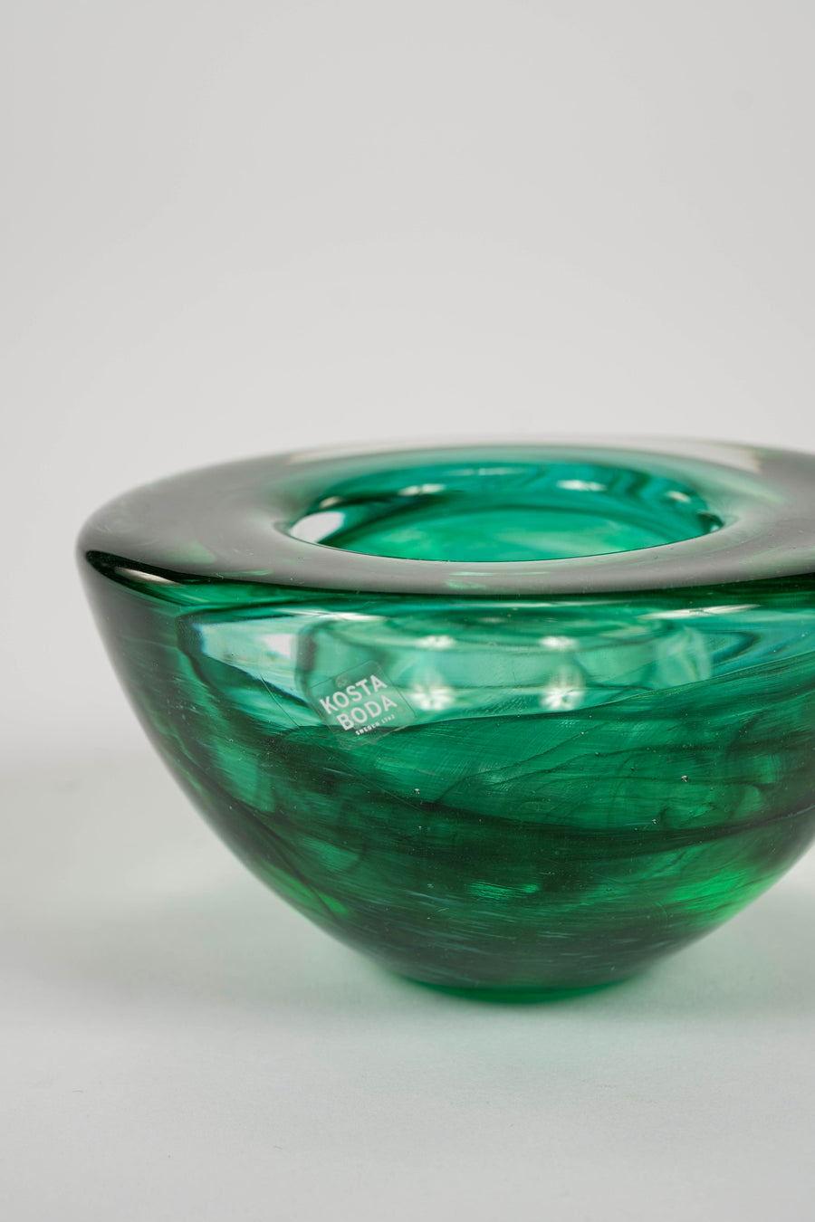 Emerald Green Kosta Boda Bowl 4.5