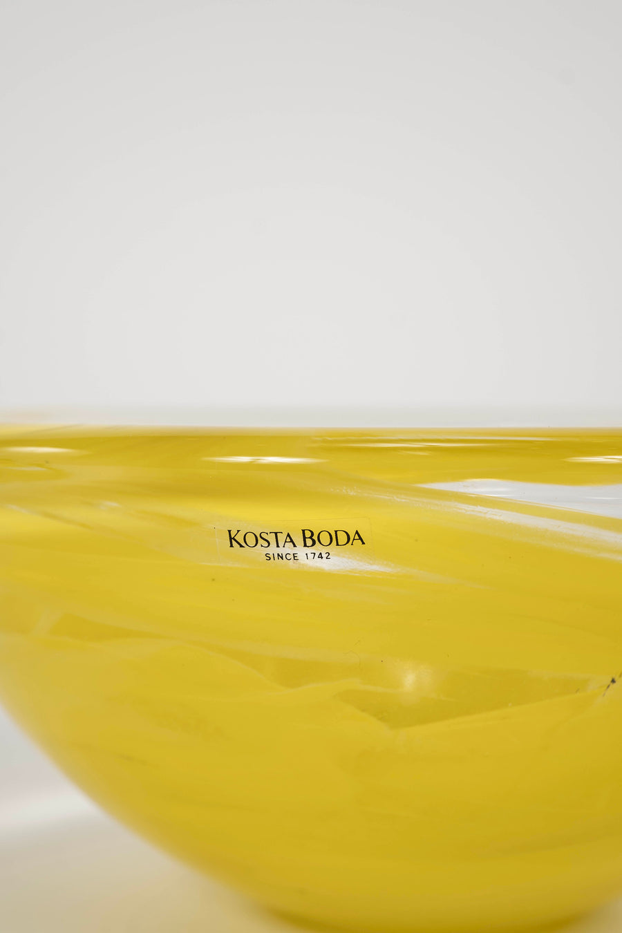 Lemon Yellow Kosta Boda Bowl 7
