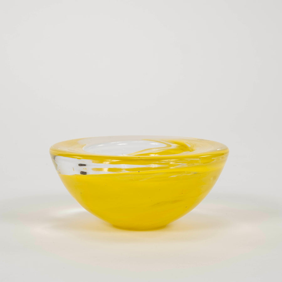 Lemon Yellow Kosta Boda Bowl 7