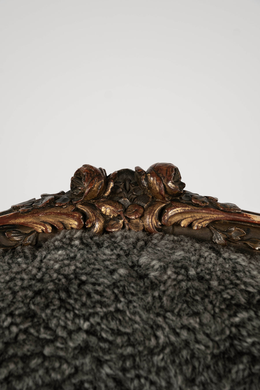 18th Century French Louis XV Sheepskin Bergère