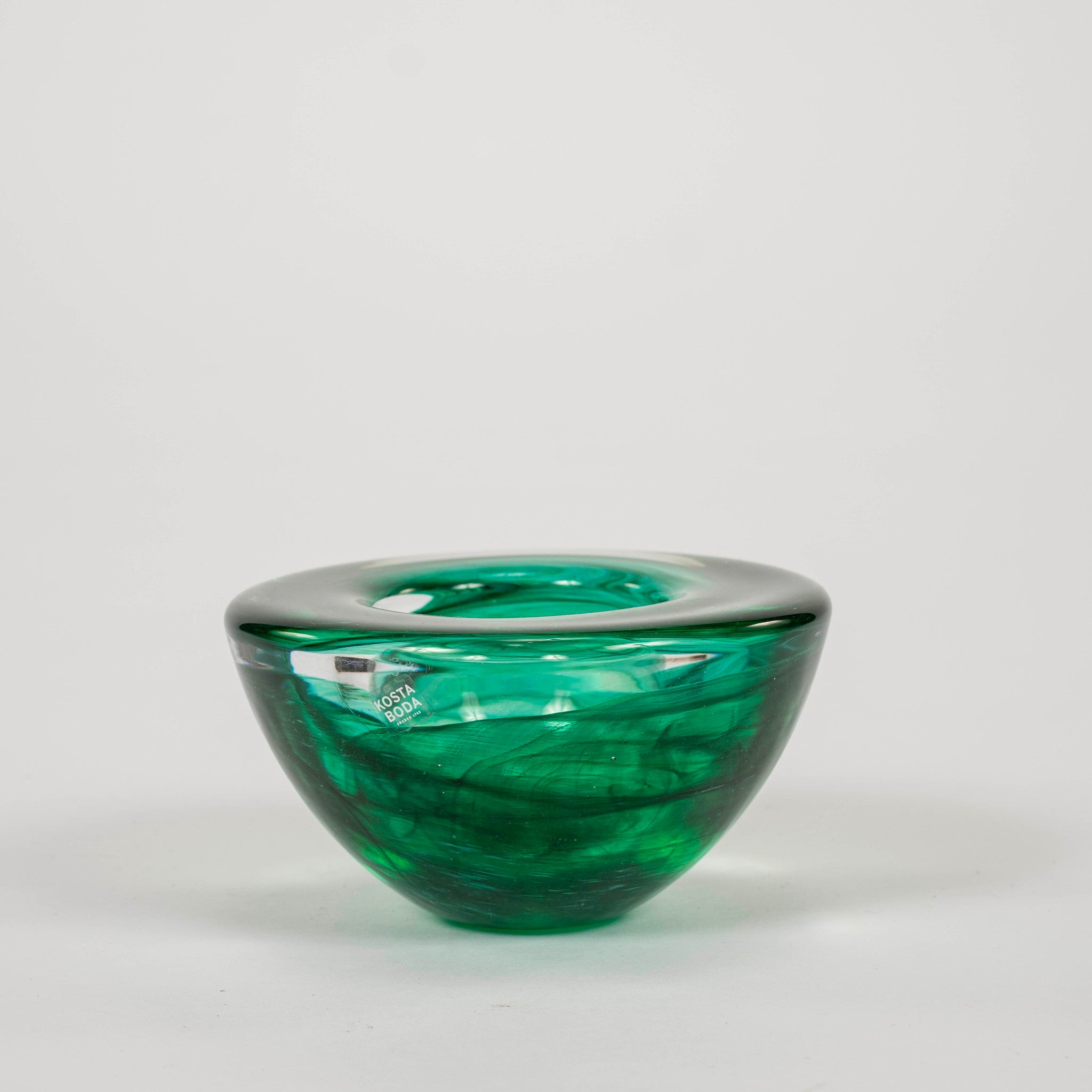 Emerald Green Kosta Boda Bowl 4.5