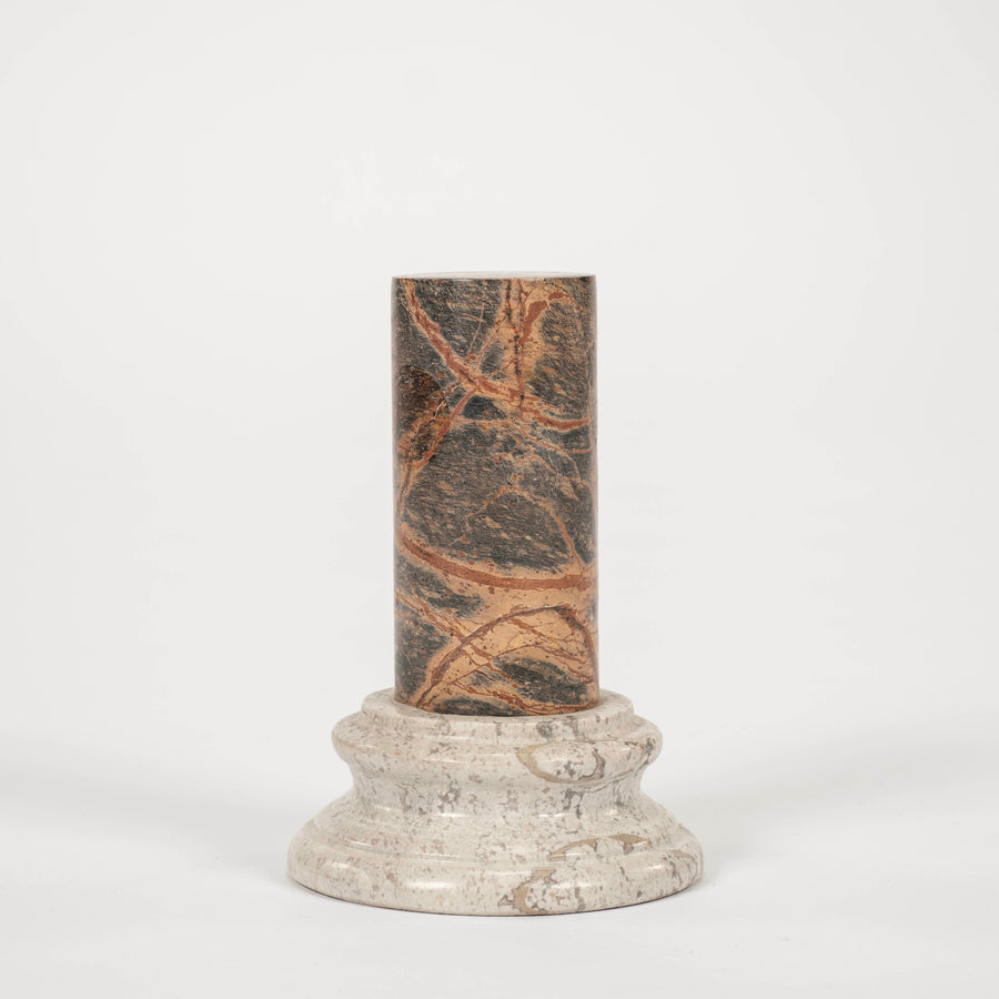Black Forest Grand Tour Style Marble Pedestal