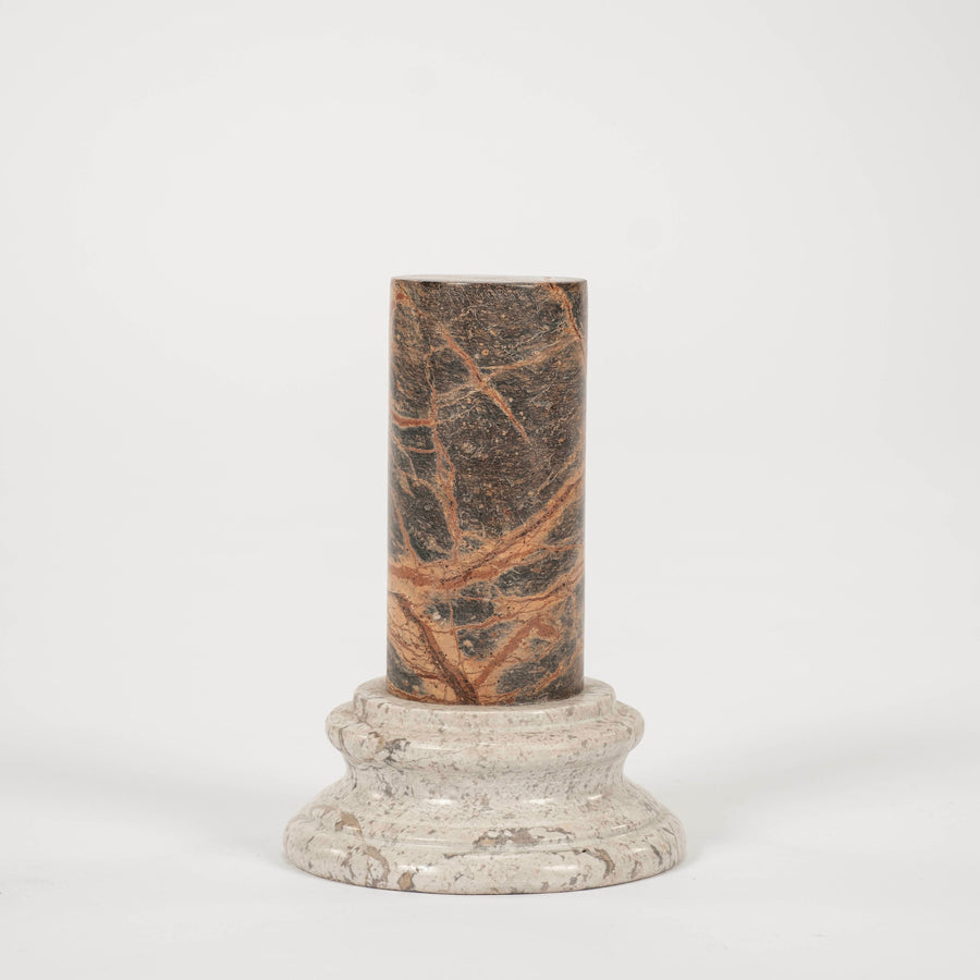 Black Forest Grand Tour Style Marble Pedestal
