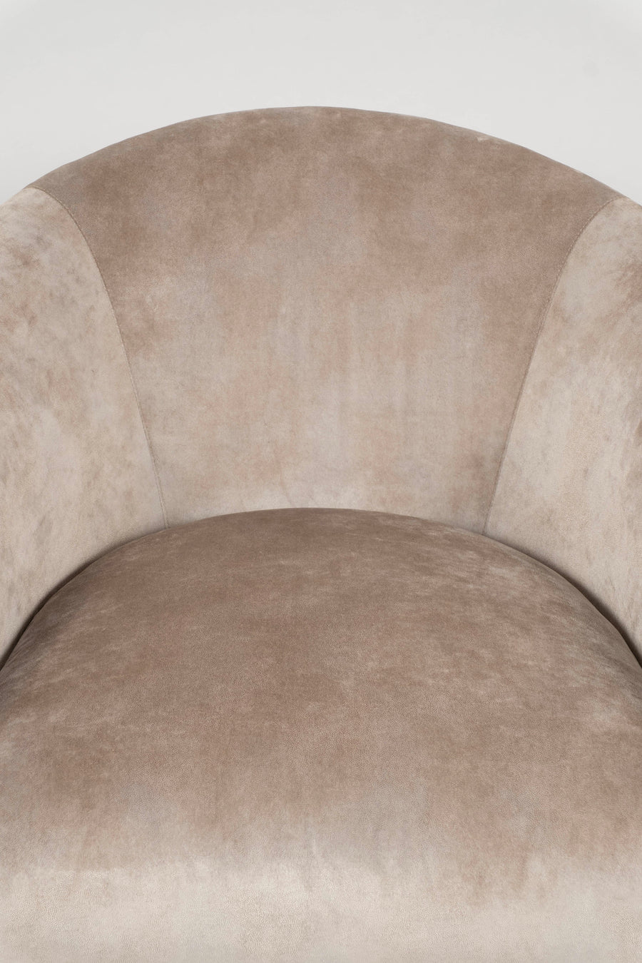 Champaigne Velvet Swivel Tub Chair