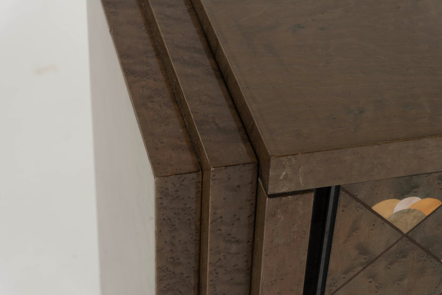 Pair Luciano Frigerio for Frigerio di Desio Chiaro di Luna Nightstands