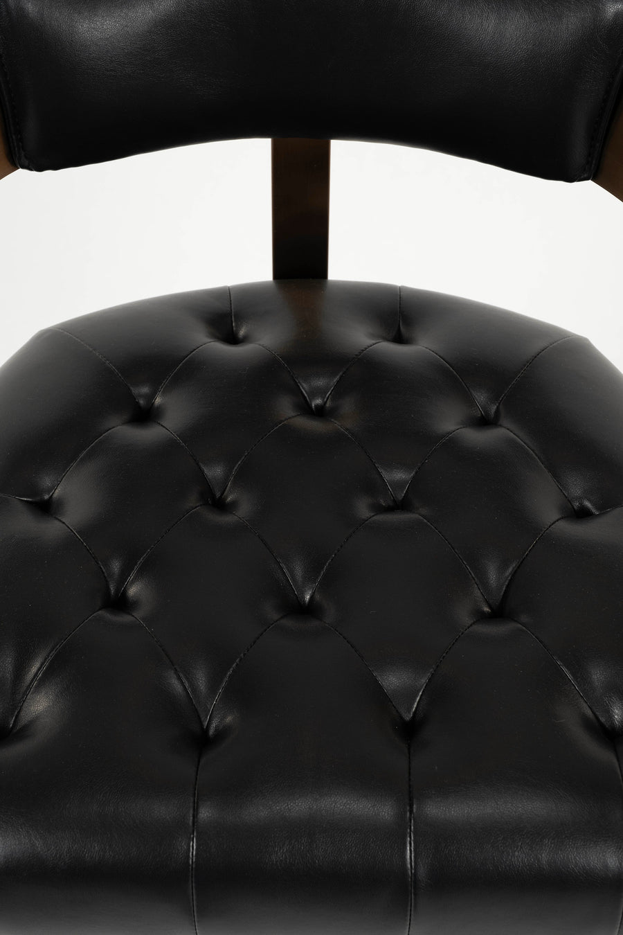 Beaumont Black Leather Counter Stool