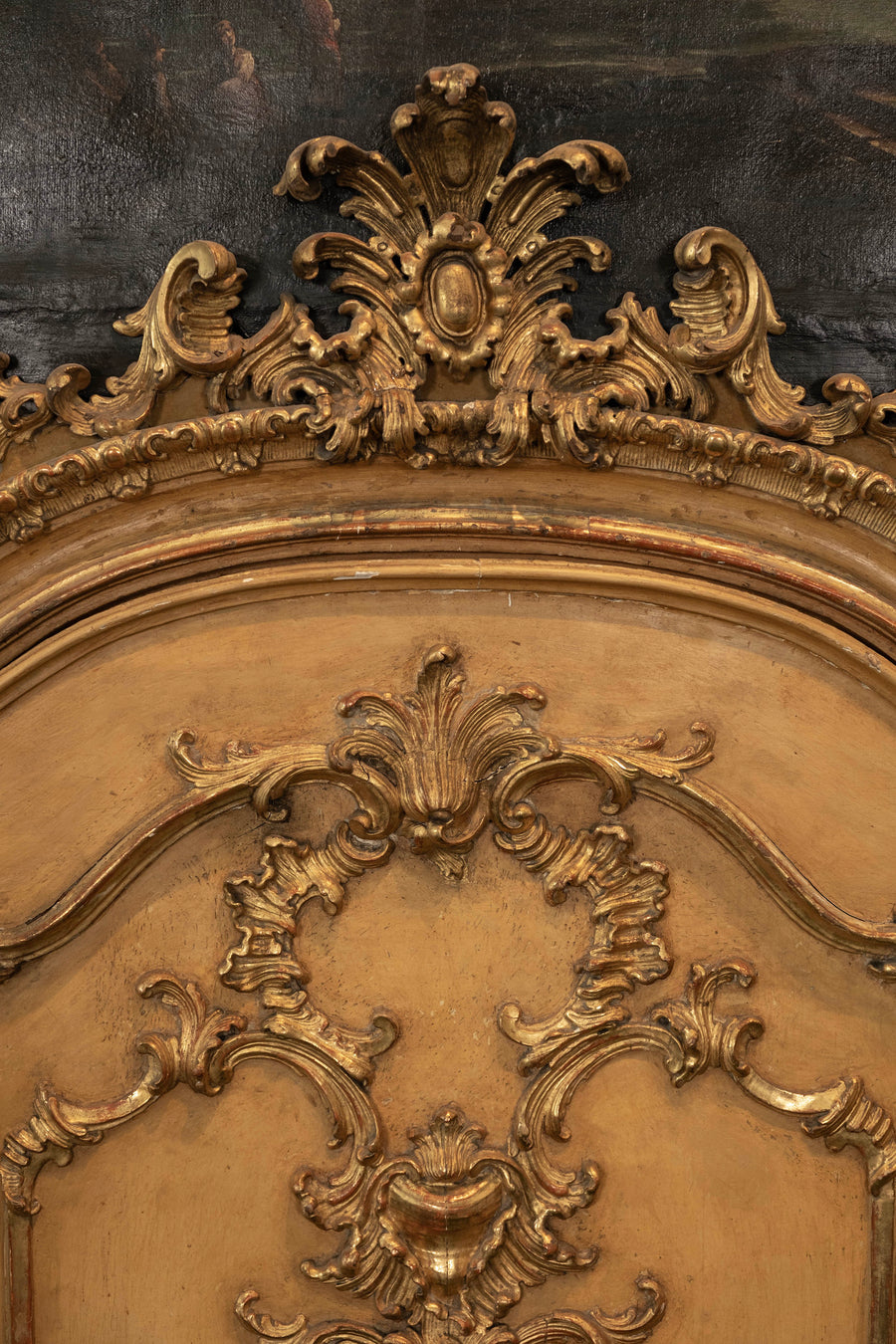 Pair Monumental 18th Century French Louis XV Rococo Boiserie Panel