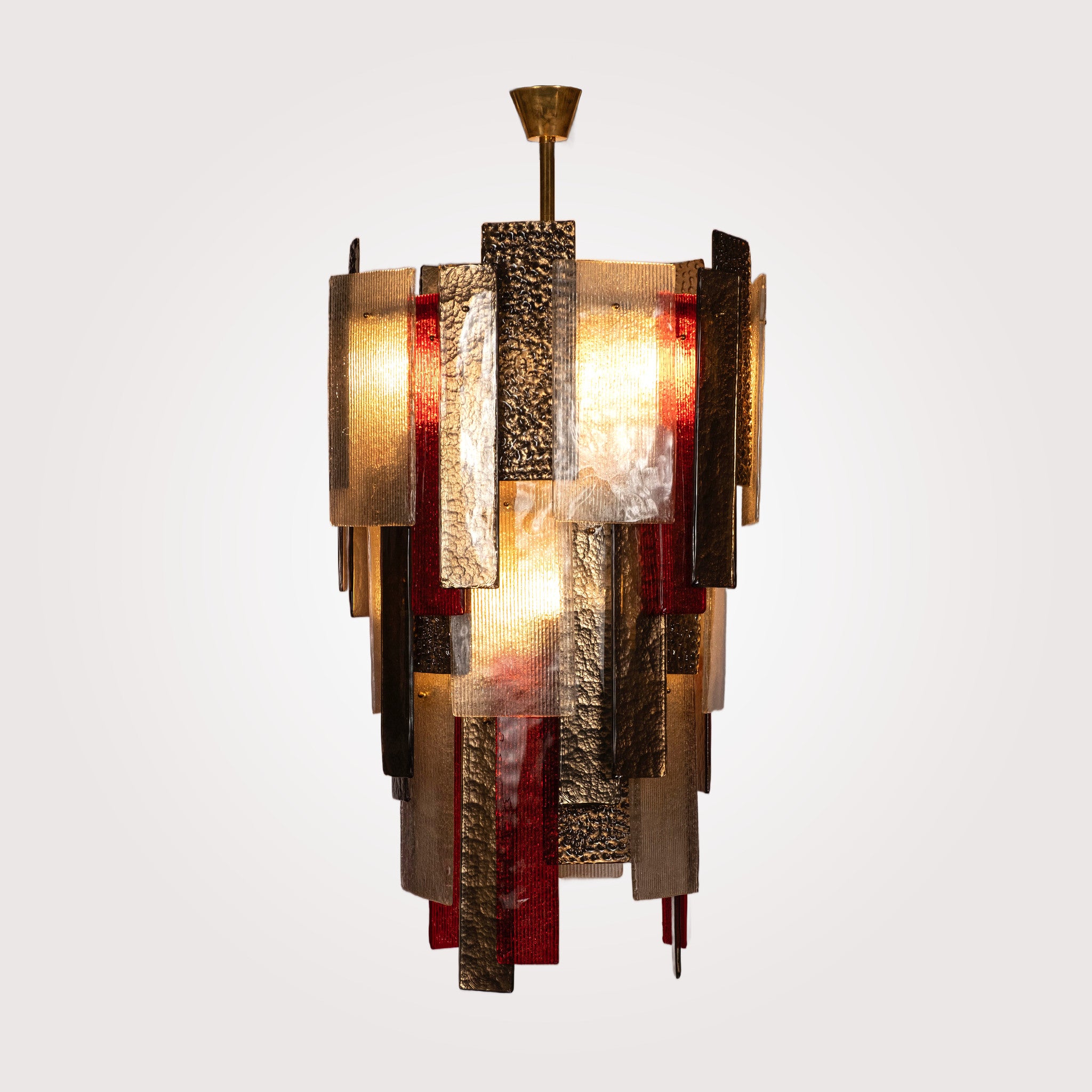 Italian Murano “Luce Scultura” Chandelier, 1965-1970s – Moxie
