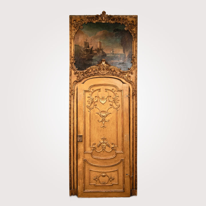 Simple Boiserie Rococo Panel Monumental 18th Century French Louis XV Rococo Boiserie Panel Door III ...