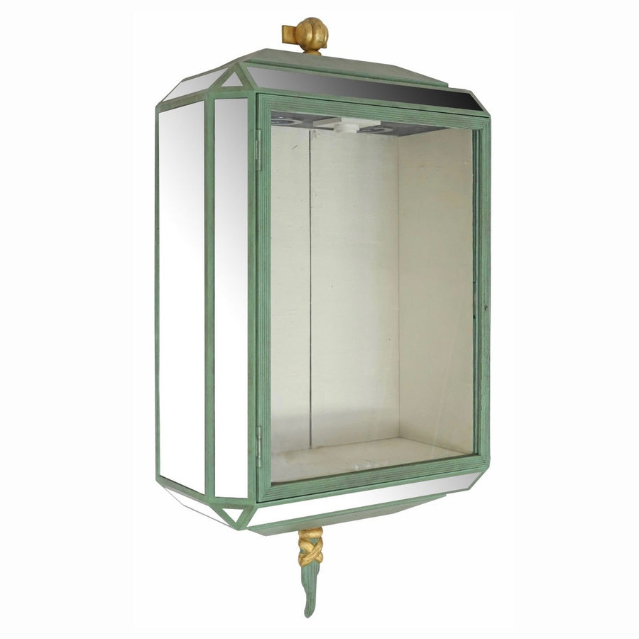 Verdigris Monte Carlo Wall Display Cabinet