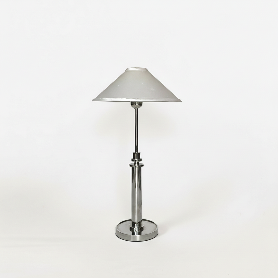 Polished Nickel Hargett Table Lamp by J. Randall Powers