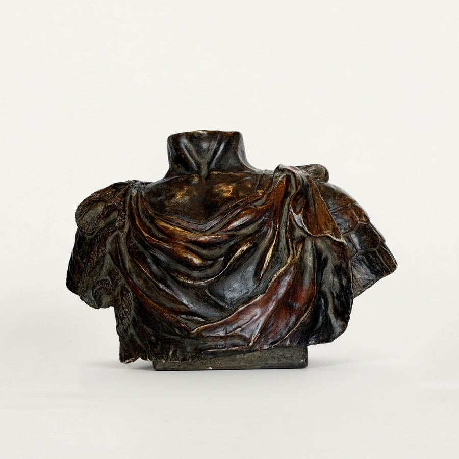 Vintage Neoclassical Style Plaster Bust