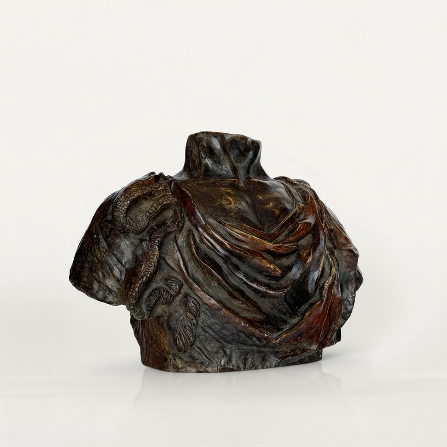 Vintage Neoclassical Style Plaster Bust