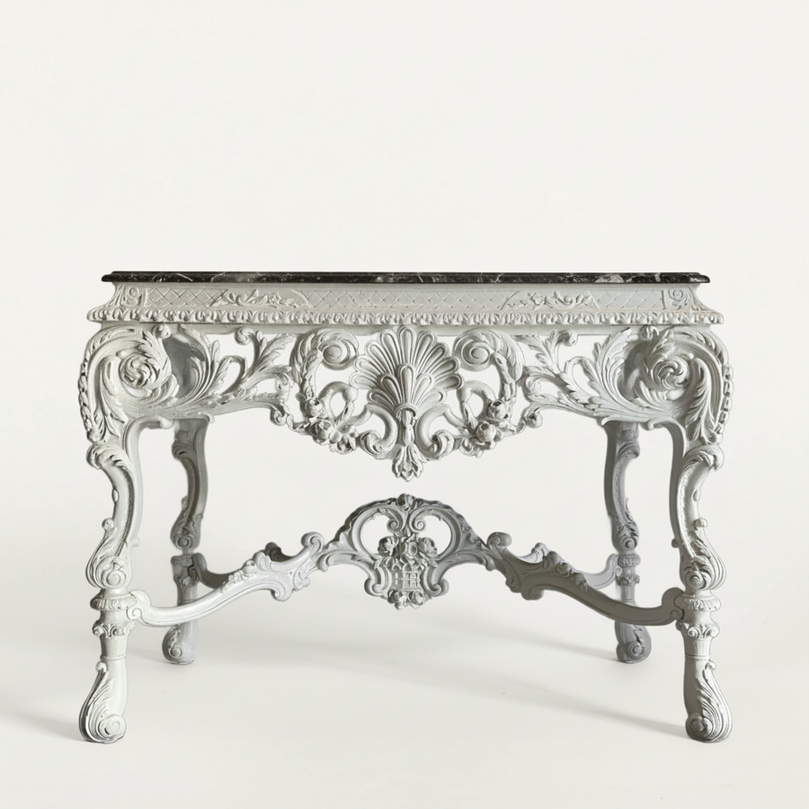 George II Style Console with St. Laurent Marble Top