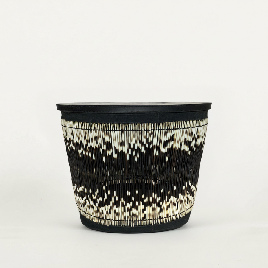 Porcupine Quill Side Table