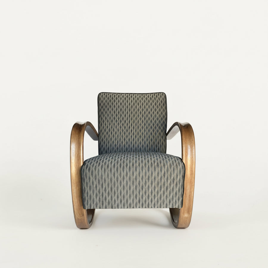 Pair 1930s H269 Armchairs by Jindrich Halabala for Thonet